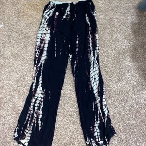 Tie Dye Boho drawstring pants